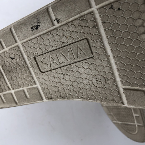 SALVIA Shoes Women's Sz 40 EU 9‎ US Brown Leather Lace Up Comfort Sneakers - Picture 10 of 12